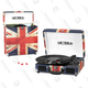 Victrola Record Player Bundle Includes a 3-Speed Turntable, Record Storage Case and Replacement Needles | $40 | Amazon